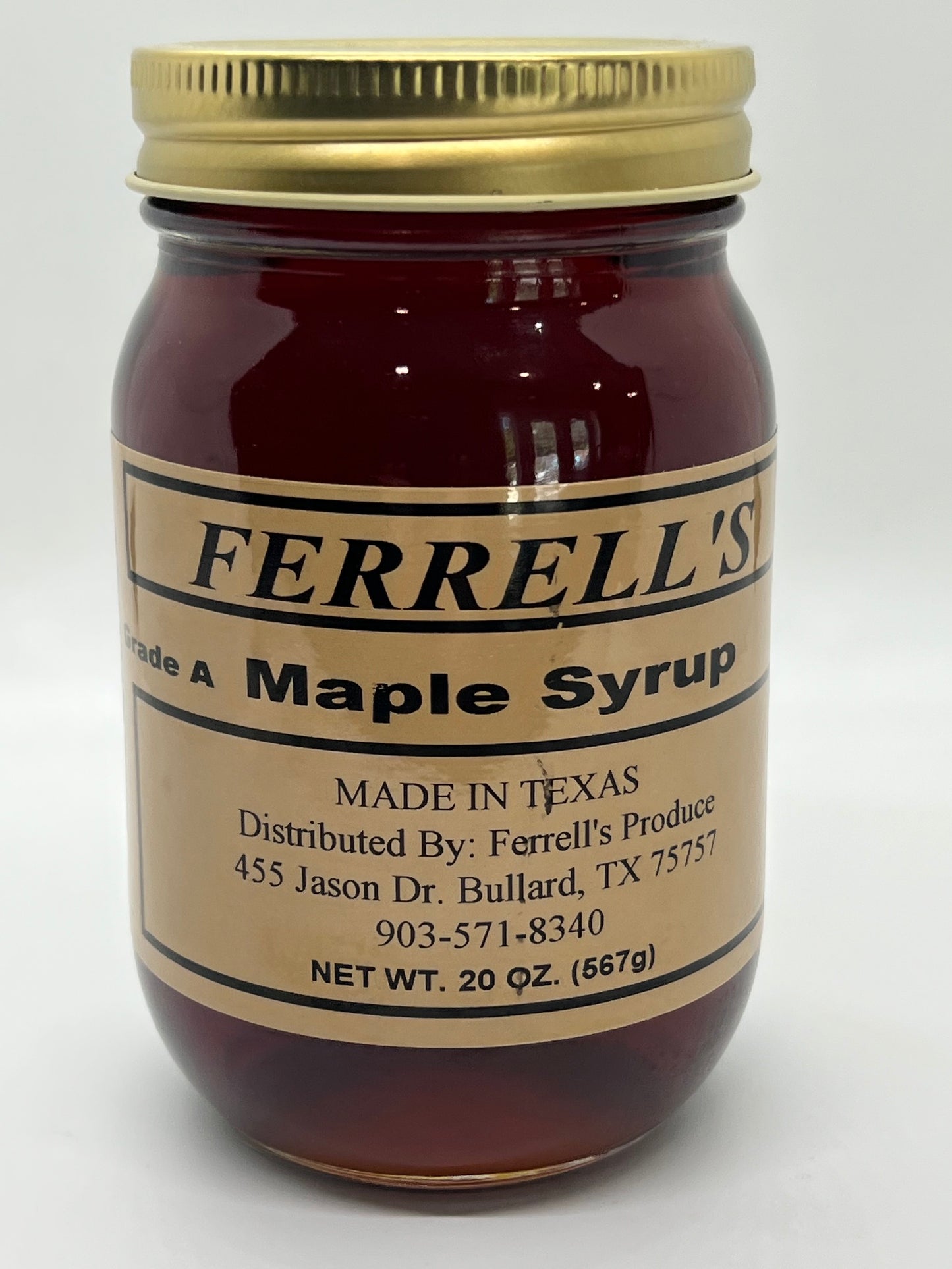Ferrell's Grade A Maple Syrup