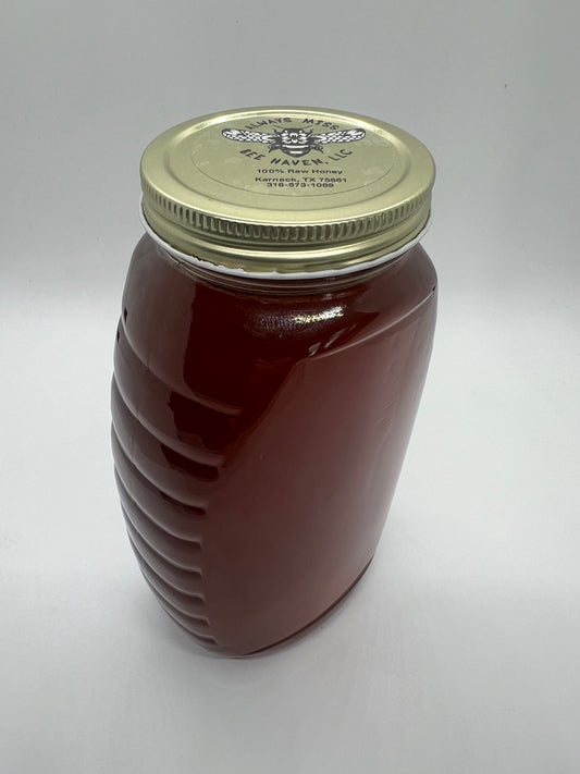 Honey 100% Raw 2lb Glass