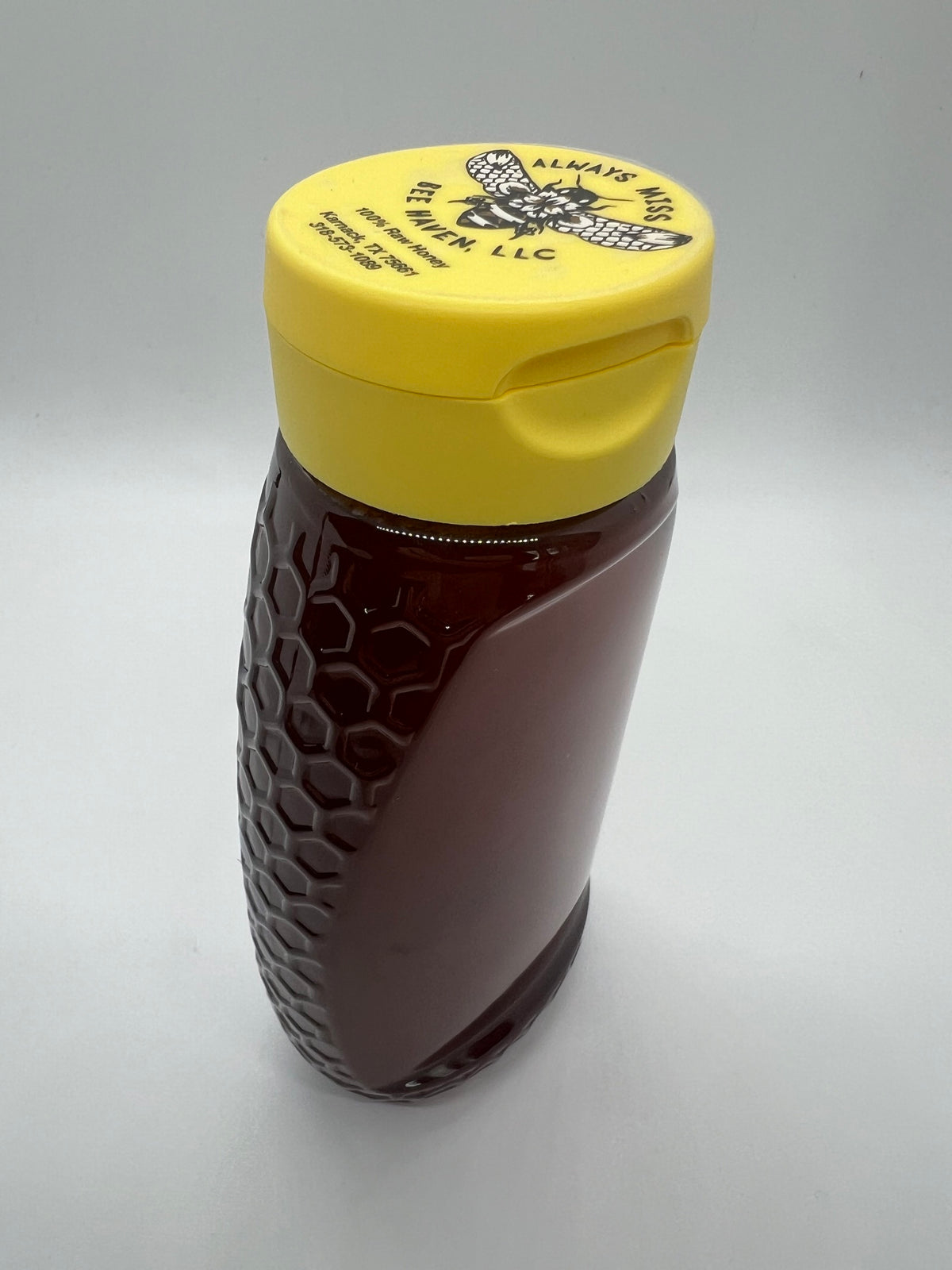 Honey 100% Raw 1lb Plastic Flip-Top