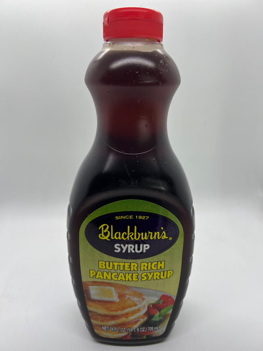 Blackburn's Butter Rich Syrup 24oz